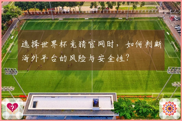 选择世界杯竞猜官网时,如何判断海外平台的风险与安全性?